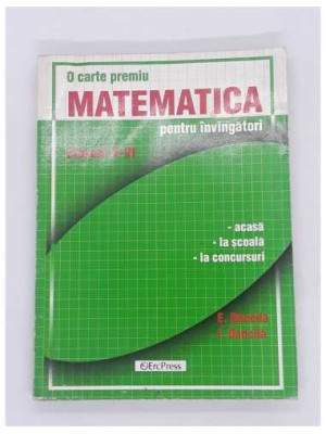Matematica pentru invingatori Cls V-VI Eduard Dancila Ioan Dancila