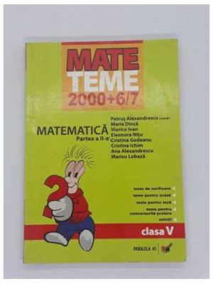 Matematica clasa a V a partea 2 2006 2007