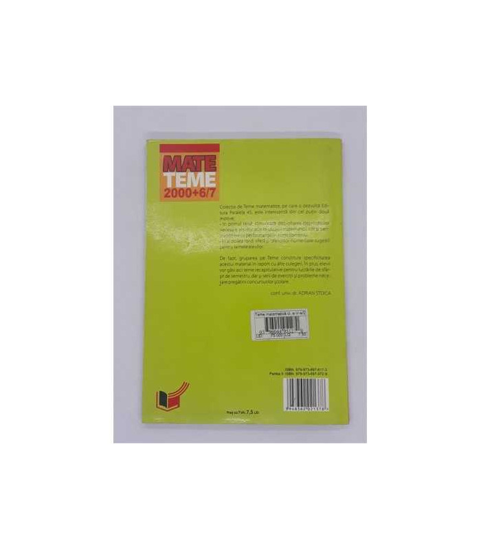 Matematica clasa a V a partea 2 2006 2007