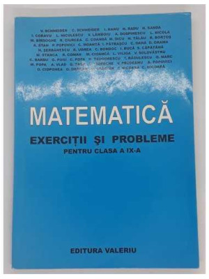 Matematica Manual pentru clasa a IX a