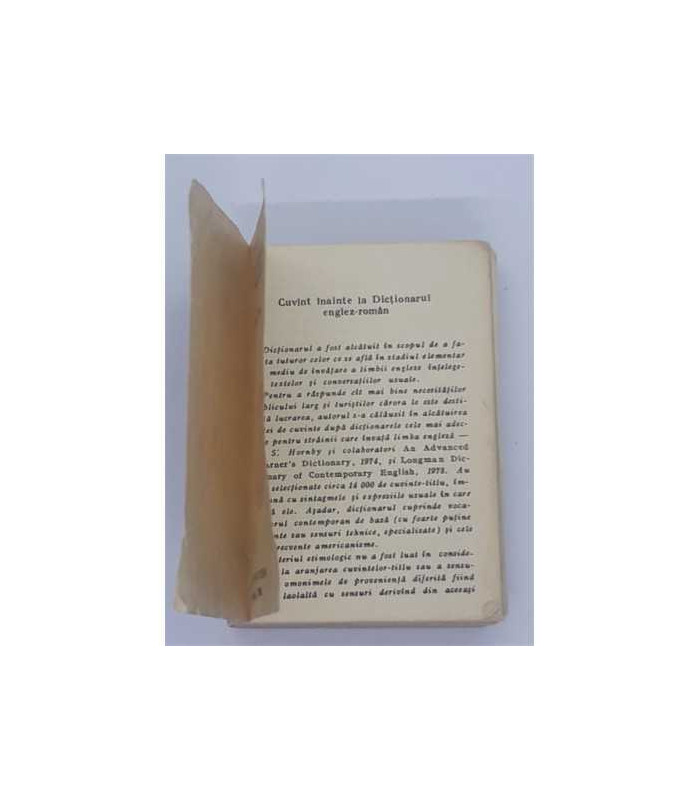 Mic dictionar Englez Roman Andrei Bantas