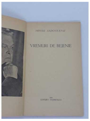Bibloteca Scolarului Vremuri de Bejenie Mihail Sadoveanu 2