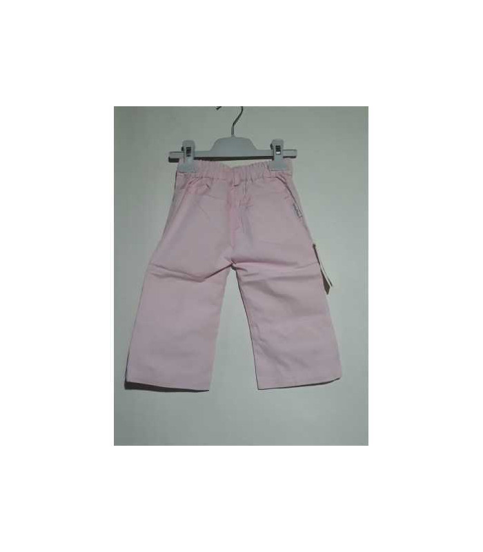 Pantaloni roz cu floricele si fluturas Unruly lungime 40 cm