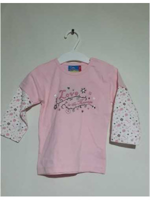 Bluzita pentru fetite cu floricele Topolino