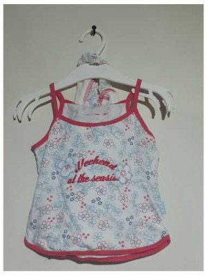 Set pentru fetite maieu si batic Baby Club