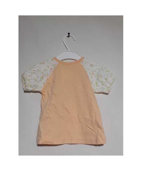 Tricou pentru fetite cu floricele si inimioare