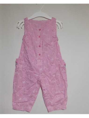 Salopeta pantaloni pentru fetite cu floricele DWW