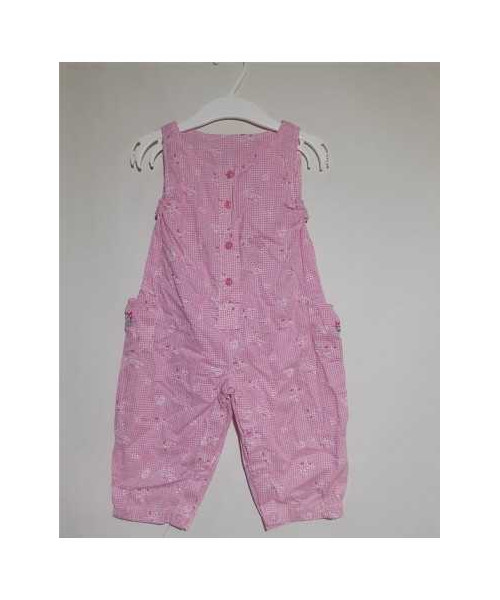 Salopeta pantaloni pentru fetite cu floricele DWW