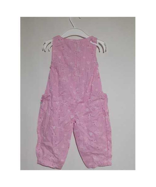 Salopeta pantaloni pentru fetite cu floricele DWW