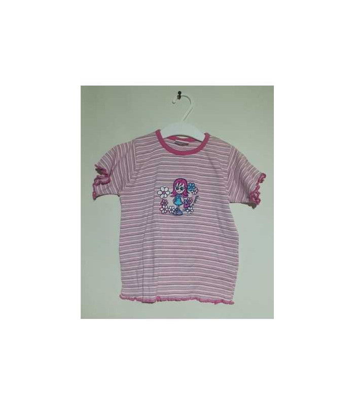 Tricou in dungi pentru fetite Kiki&Moko