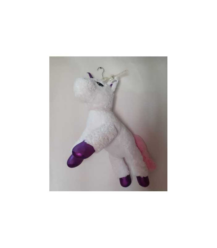 Jucarie plus pentru copii Unicorn alb 56 cm