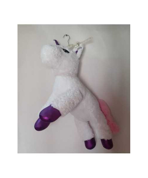 Jucarie plus pentru copii Unicorn alb 56 cm