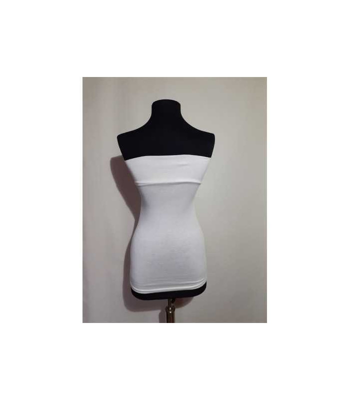 Top dama fara bretele cu imprimeu multicolor