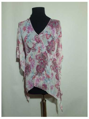 Bluzita transparenta in colturi dama