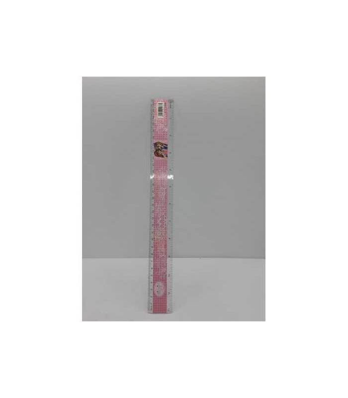 Rigla din plastic 30 cm fete