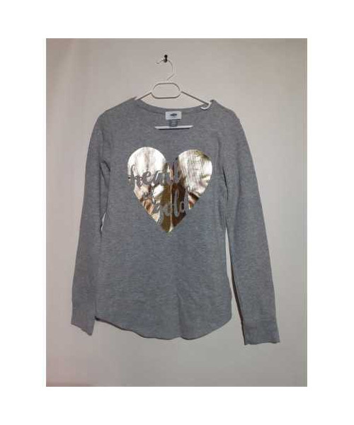 Bluzita pentru fetite cu imprimeu inimioara