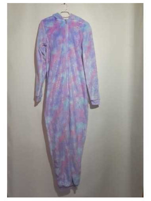 Pijama pentru fetite pufoasa model unicorn multicolor Nutmeg