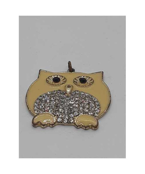 Medalion auriu in forma de Bufnita