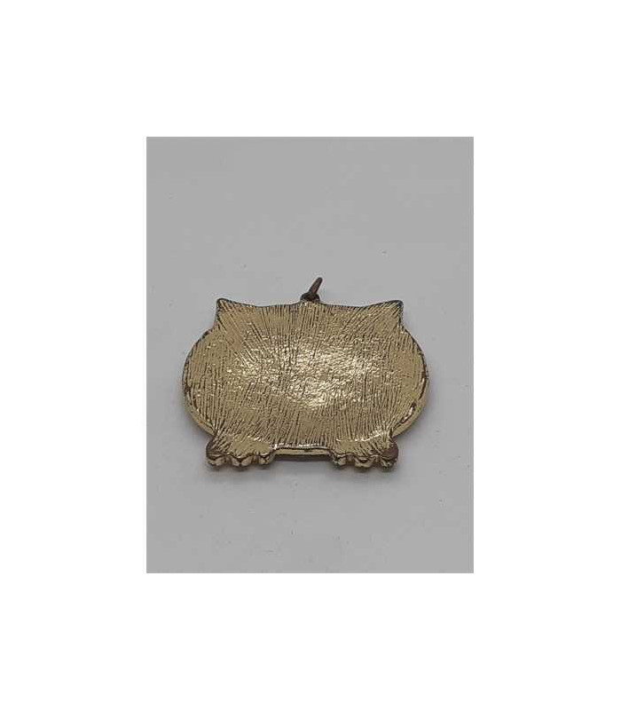 Medalion auriu in forma de Bufnita