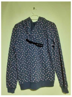 Hanorac pentru fete cu imprimeu inimioare Tex Basic 2