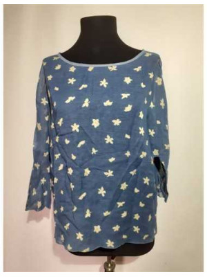 Bluza dama transparenta cu maneca trei sferturi