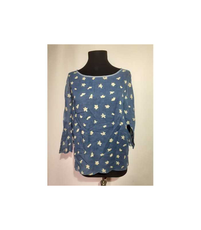Bluza dama transparenta cu maneca trei sferturi