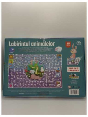 Puzzle Labirintul animalelor 35 piese Noriel 2