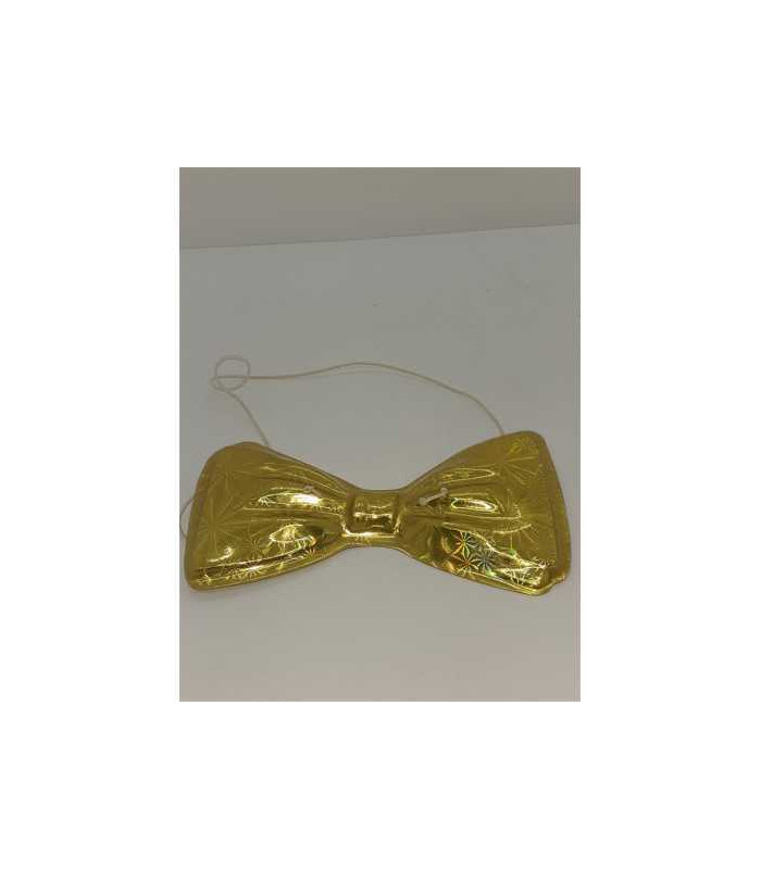 Papion din plastic pentru copii culoare galben