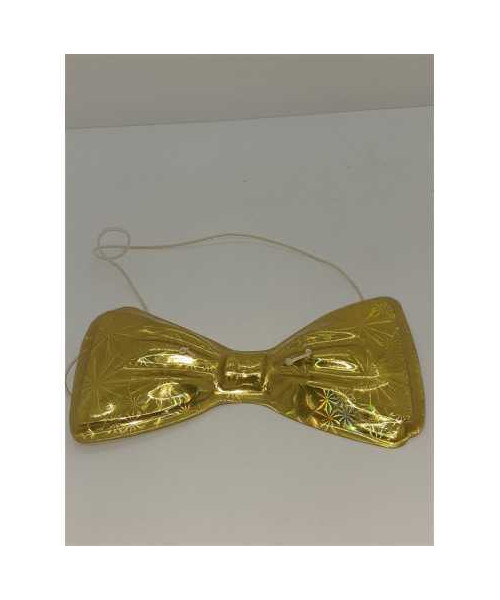 Papion din plastic pentru copii culoare galben