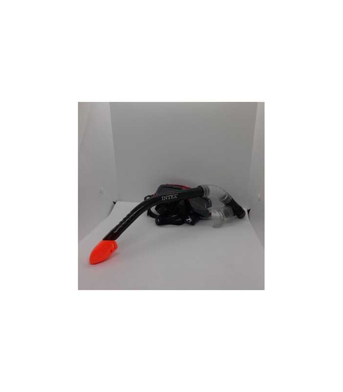 Set Intex Ochelari cu tub Clam Shell Pack ochelari si tup scufundare 8+ani, Black