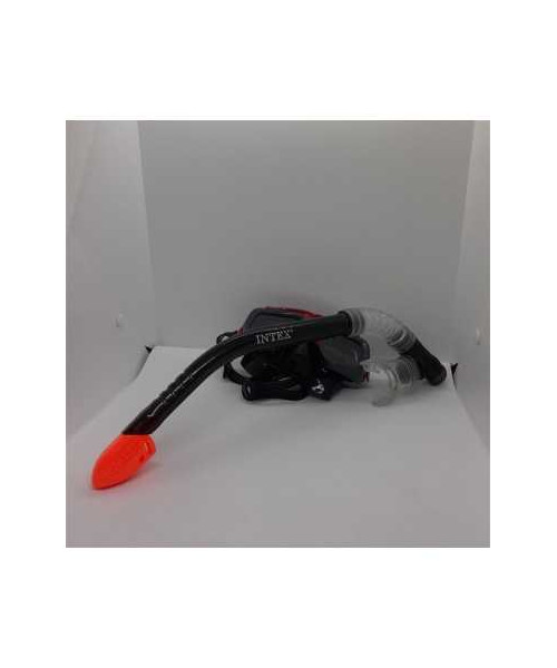 Set Intex Ochelari cu tub Clam Shell Pack ochelari si tup scufundare 8+ani, Black