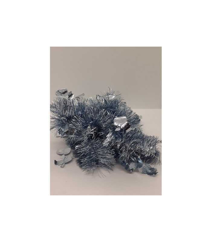 Beteala albastra cu forme om de zapada argintiu pentru Craciun