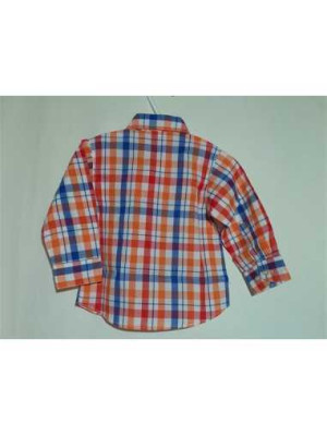 Camasa din bumbac maneca lunga in carouri copii 2