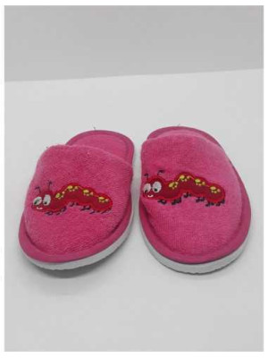 Papuci de casa pentru fetite model flausat