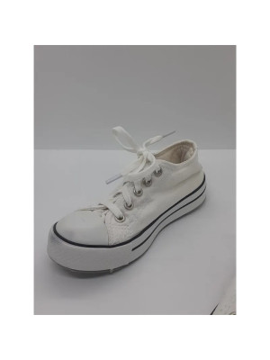 Tenisi albi pentru fetite cu luminite nr 29 Converse 2