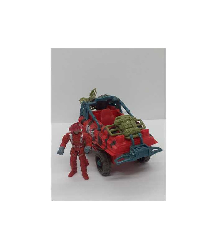 Masinuta din plastic pentru copii Jeep Comando cu figurina