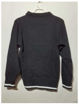 Pulover pentru fete cu dunga alba Tricodava 2