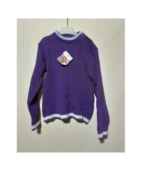 Pulover fetite mov Tricodava 3-4 ani