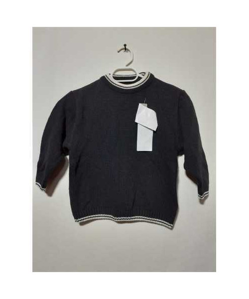 Pulover pentru copii culoare negru Tricodava 2-3 ani