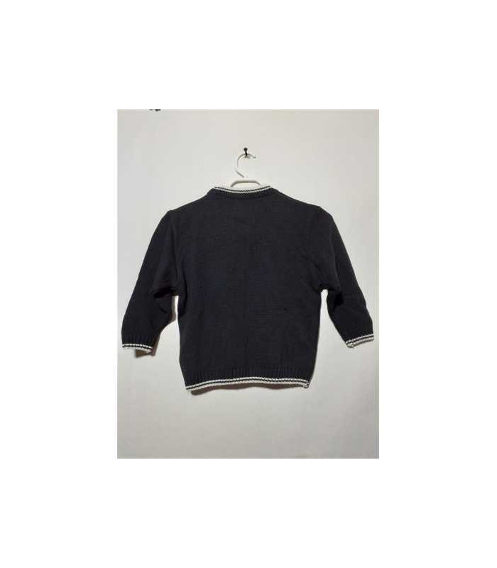 Pulover pentru copii culoare negru Tricodava 2-3 ani