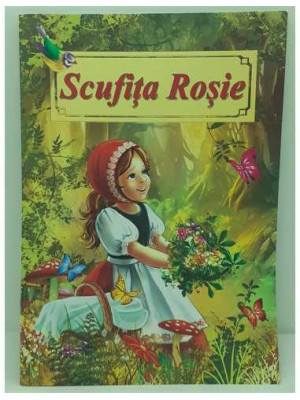 Scufita Rosie Fratii Grimm