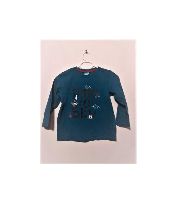 Bluzita pentru copii imprimeu iarna Little Kids