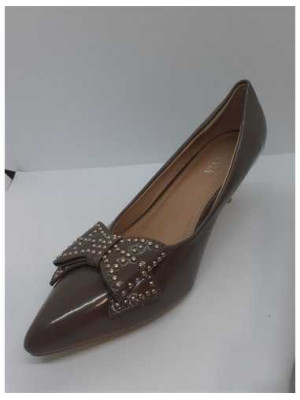 Pantofi dama cu toculet si fundita Jolyvia nr 41 2