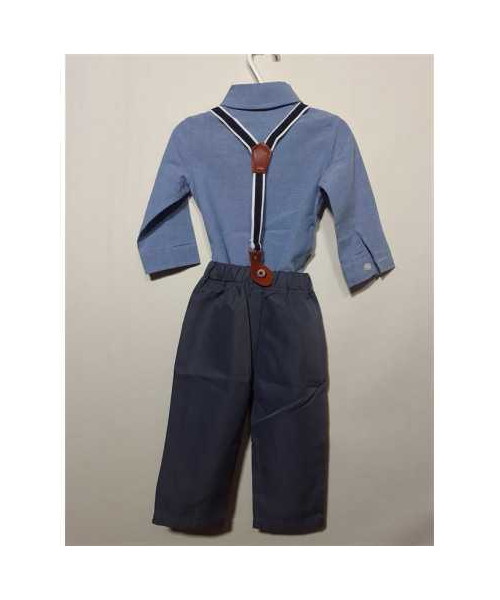 Compleu elegant din 2 piese pentru copii Kimocat 18 luni