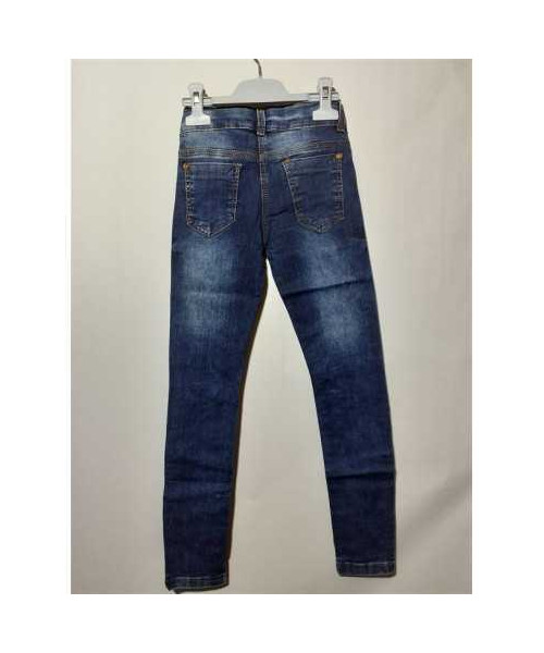 Pantaloni lungi blugi pentru fetite model rupt
