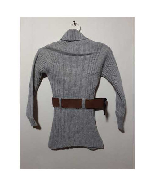 Pulover cu guler si curea pentru fetite Alper