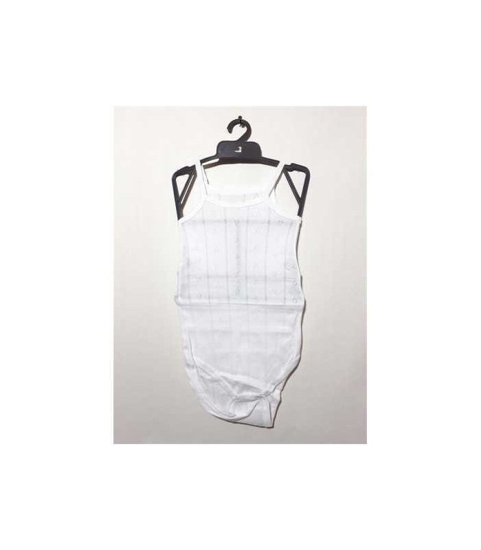 Body tip maieu pentru fetite model perforat cu inimioare