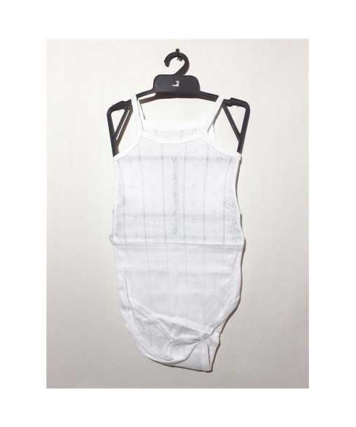 Body tip maieu pentru fetite model perforat cu inimioare