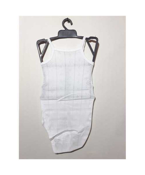 Body tip maieu pentru fetite model perforat cu inimioare