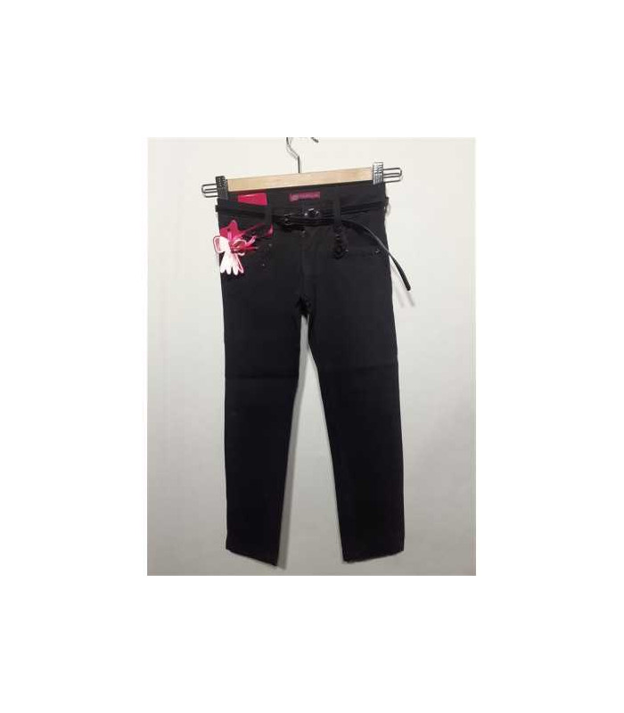 Pantaloni negri pentru fetite blugi Kids Fashion